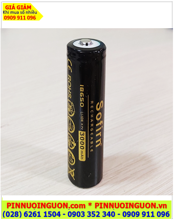 SOFIRN 18650; Pin sạc 3.7v SOFIRN 18650 (Lithium 18650 3000mAh 3.7v) _Chỉ sử dụng cho đèn pin